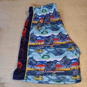 Flow Society Boys Pool Shark Attack Shorts